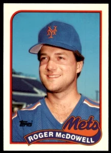 1989 Topps Tiffany Roger McDowell New York Mets #735 - Picture 1 of 2