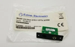 Extron #70-293-13 MAAP (1) 3.5mm Stereo Female Mini Jack to Captive Screw – NEW - Picture 1 of 5