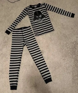 Hanna andersson Star Wars pajamas 150 Darth Vader 12 Organic Cotton Boys Youth - Picture 1 of 4
