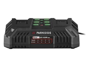 PARKSIDE® Chargeur de batterie double PDSLG 20 A1, 2 x 4,5 A, 20 V - Imagen 1 de 5