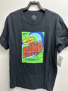 Nike Mens Size XL  Short Sleeve Graphic T-Shirt DX1993-010 - Picture 1 of 6