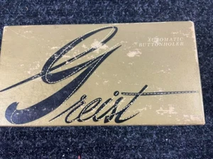 Vintage Greist Automatic Buttonhole Stitch Attachment Style #1 - Picture 1 of 11