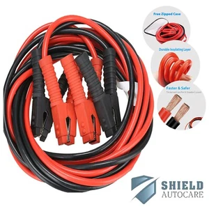 Cables de refuerzo de batería de arranque de salto 800 amperios 6 m - 20 ft de largo de alta resistencia - Imagen 1 de 12