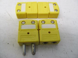 2 SETS OF OMEGA THERMOCOUPLE MALE/FEMALE CONNECTORS - Picture 1 of 3