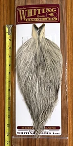 Whiting Coq De Leon Cream Badger Rooster Cape, Neck, Fly Tying - Picture 1 of 2