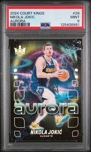 2024 Court Kings Nikola Jokic Aurora PSA 9 Mint Denver Nuggets SSP - Picture 1 of 2