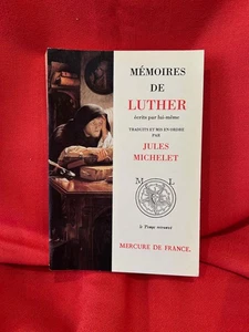 LUTHER (Martin) - Mémoires de Luther. Mercure de France, 1990, broché. - Picture 1 of 5