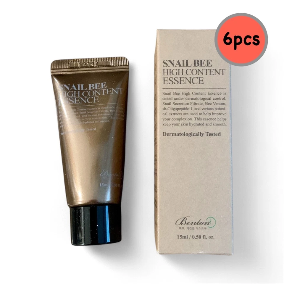 [BENTON] CARACOL ABEJA ALTO CONTENIDO ESENCIA 15 ml x 6 piezas Vendedor de EE. UU. Foto 1 de 1