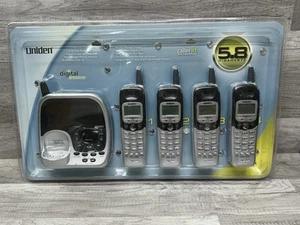 UNIDEN Telefon bezprzewodowy Cyfrowy system sekretarki 4 telefony DXAI5588-4 Nowy zapieczętowany - Zdjęcie 1 z 3
