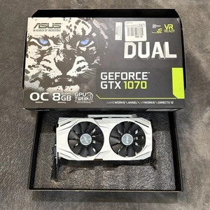ASUS NVIDIA GeForce GTX 1070 Dual-Fan 8GB GDDR5 Graphics Card (DUAL-GTX1070-8G) - Picture 1 of 5