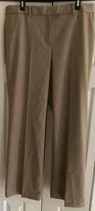 Talbots Women’s Size 12 Italian Flannel Pants Windsor NWOT Camel - Picture 1 of 8