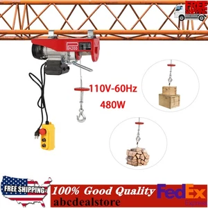 440LBS Electric Hoist Winch Engine Crane with Remote Control 110V - Bild 1 von 14