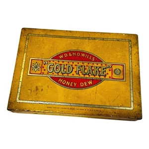 Imperial Tobacco Cigarette Tin Wills Gold Flake Honey Dew Vintage Canada - Picture 1 of 10