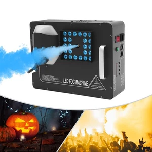 Smoke Fog Machine Vertical UP-Spray RGB 24-LED DMX RGB Stage Fogger Effect 1500W - Picture 1 of 16