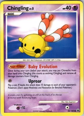 Chingling 58/100 Majestic Dawn Pokemon TCG LP - Image 1 of 2