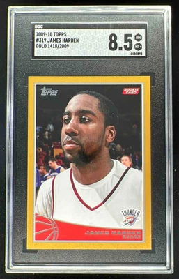 2009-10 Topps Gold #319 James Harden RC /2009 SGC 8.5 - Image 1 of 2
