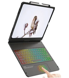 Teclado/Trackpad/Funda para iPad Air 13 pulgadas y iPad Pro 12,9 3/4/5/6 generaciones - Imagen 1 de 5