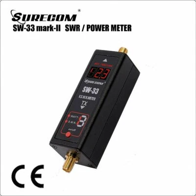 SURECOM SW33 mark II VHF/UHF 100W POWER & S.W.R. SWR METER - Image 1 of 4