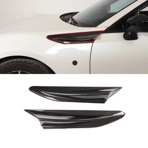 Carbon Fiber ABS Side Fender Fin Vent For Subaru BRZ To*yota 86 GT86 Scion FR-S - Picture 1 of 8