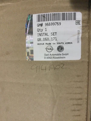 VÉRITABLE KIT DISQUES ET PLAQUETTES DE FREIN ARRIÈRE VAUXHALL ANTARA 95599759 - Photo 1/3