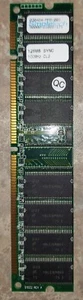 SimpleTech 128Mb Sync 100Mhz CL2 168pin RAM 21022-171 - Picture 1 of 2