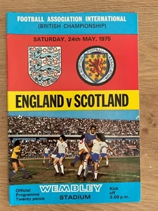Vintage England v Scotland 1975 British Championship AT WEMBLEY STADIUM - Picture 1 of 1