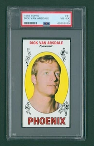 1969 Topps Basketball Card - #31 Dick Van Arsdale RC, PSA 4 VG/EX - Picture 1 of 2