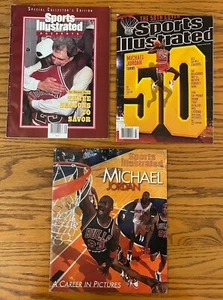 Drei (3) Michael Jordan Cover Sport Illustrierte Zeitschriften Lot - Bilder usw. - Bild 1 von 8