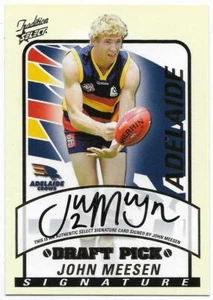 2005 Select Tradition Draft Pick Signature (DS8) John MEESEN Adelaide 347/600 # - Bild 1 von 2
