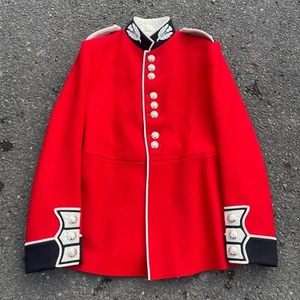 BRITISH ARMY SURPLUS ISSUE SCOTS GUARDS RED PARADE UNIFORM TUNIC NO RANK - Picture 1 of 12