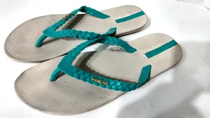 Ipanema Flip Flops Sandal Green Size 9 US 40 - Picture 1 of 7