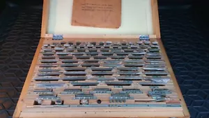 Juego de bloques de calibre de ángulo de precisión (93 piezas, ¡16 kg de masa!) ¡Hecho en la URSS Grado 1! - Imagen 1 de 14