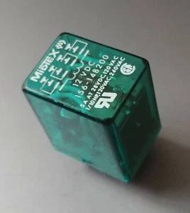 Midtex 156-14B200 Relay 12VDC Coil 28VDC 1/10HP 4PDT 14-Pin - Picture 1 of 6