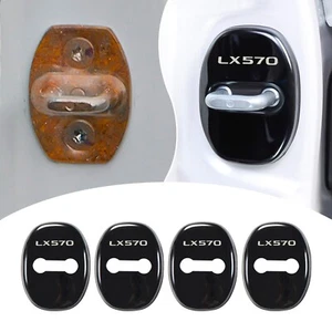 For 2008-2022 Lexus LX570 Stainless Steel Door Lock Cover Upgraded Accessories - Picture 1 of 5