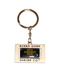 Bubba Gump Shrimp Co. Keychain Spinner Fob Monterey California Souvenir Key Ring - Picture 1 of 2