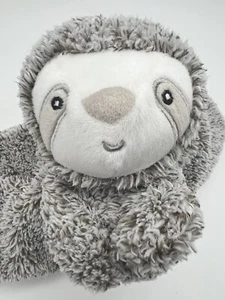Carters Sloth Security Blanket Plush Baby Lovey Toy Brown And White 13” - Picture 1 of 6