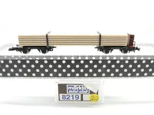 Vagón de madera Märklin 8219 escala Z excelente, embalaje original (20) - Imagen 1 de 4