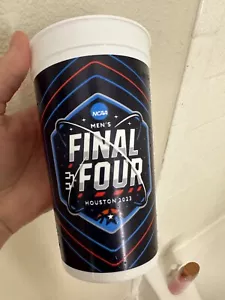 2023 NCAA Final Four Official BASKETBALL CHAMPIONSHIP SOUVENIR CUP UCONN SDSU 7” - Picture 1 of 5