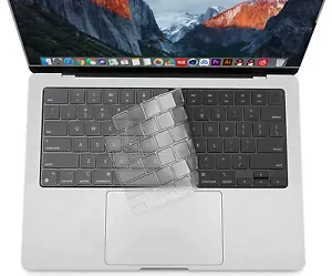 Ultra Thin Soft TPU Keyboard Cover Skin for MacBook Pro 14 16 2024 M4 Pro Max - Picture 1 of 11