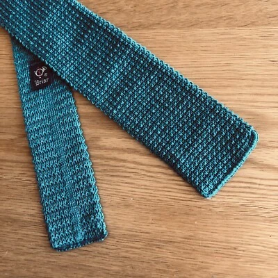 Pride Of England 男式 JADE 绿色方端领带 100% 棉短 52 英寸 x 2.25 — 第 1/4 张图片