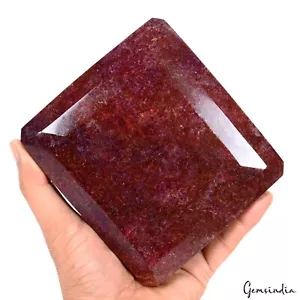 2.1 Kilo Natural Madagascar Earth-Mined Red Ruby Faceted Museum Size Gemstone - Picture 1 of 6