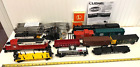 Large Lionel train set o gauge locomotives, caboose, cars, track transformer lot