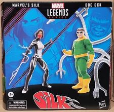 Marvel Hasbro Legends Series Spider-Man 60th Anniversary Silk and Doctor  Octopus 2-Pack 15 cm Action Figures, 9 Accessories, Multicolor, F3462