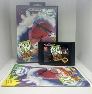 Cool Spot SEGA Genesis Game CIB Complete w/ Manual EXCELLENT Works - Picture 1 of 6