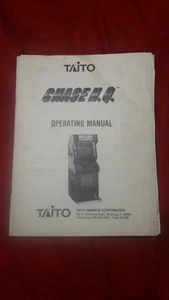 Taito Chase H.Q. Manual de operadores de juegos de arcade - original usado por el operador - Imagen 1 de 4