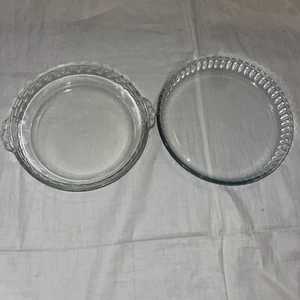 2x Clear Pyrex Transparent Glass Baking/Roasting Tray - Picture 1 of 5