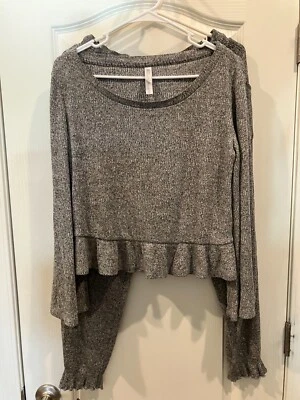 Conjunto de pijama Gilligan And O'Malley gris para mujer talla S inferior talla M Foto 1 de 4