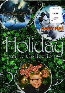 Holiday Family Collection: The Polar Express/Happy Feet/A Christmas (new sealed) - Picture 1 of 2