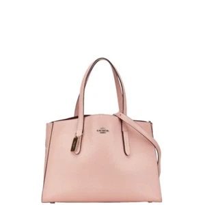 COACH Charlie Carryall Handbag Shoulder Bag 2WAY 25137 Women 【Used】 - Picture 1 of 13