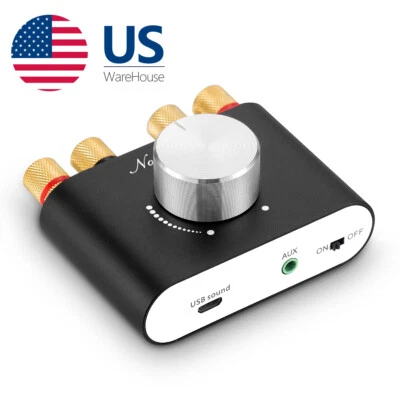 100W Mini Bluetooth 5.0 Digital Power Amplifier TPA3116 Stereo Audio Receiver  - Image 1 of 4